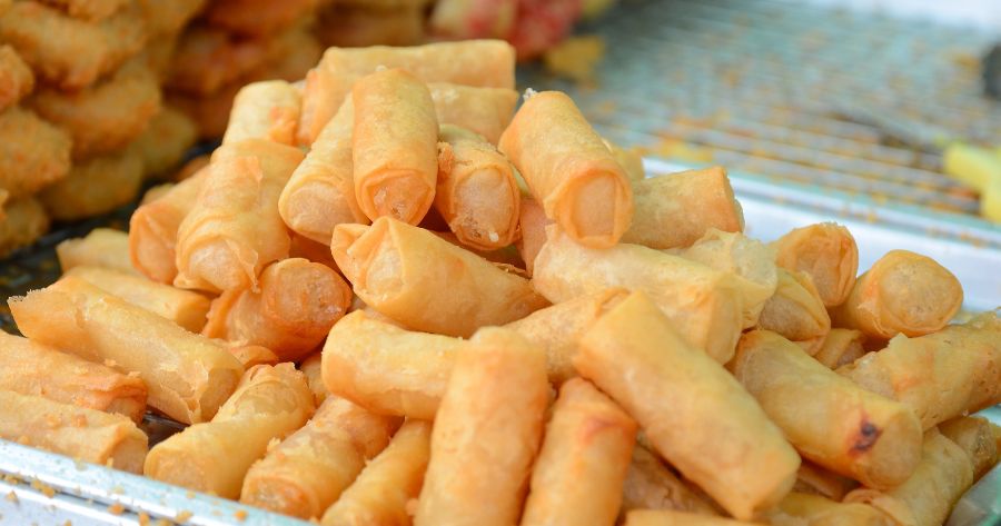 เปาะเปี๊ยะทอด Fried spring rolls