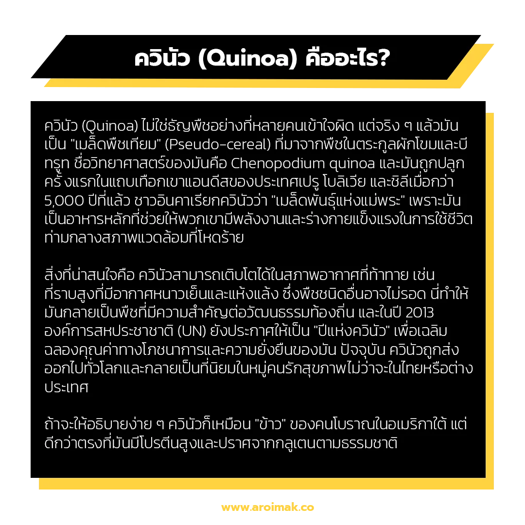 ควินัว (Quinoa) คืออะไร?